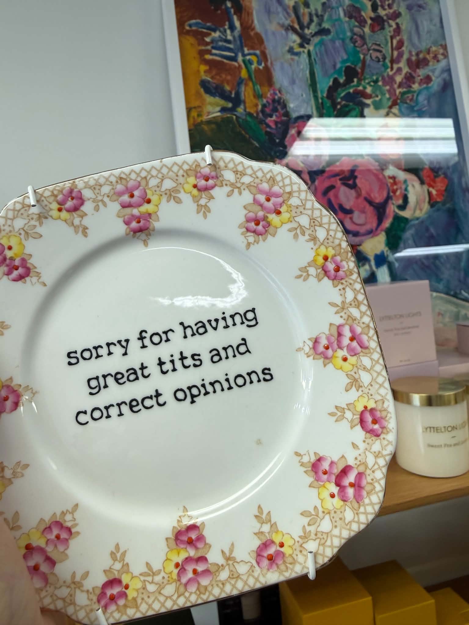 Sorry For Having Great Tits &amp; Correct Options | Pink Floral
