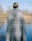 Grey Check | Pure Wool Throw