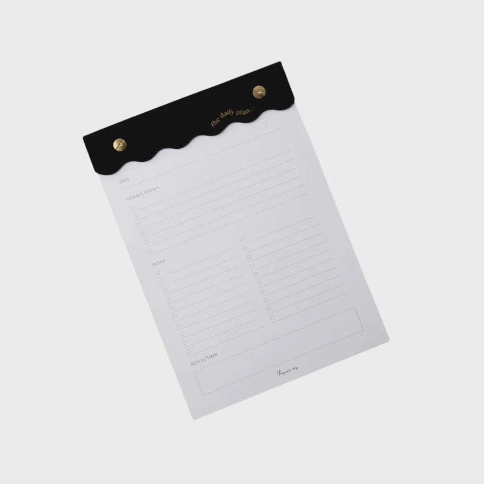 Curved Daily Notes - Black