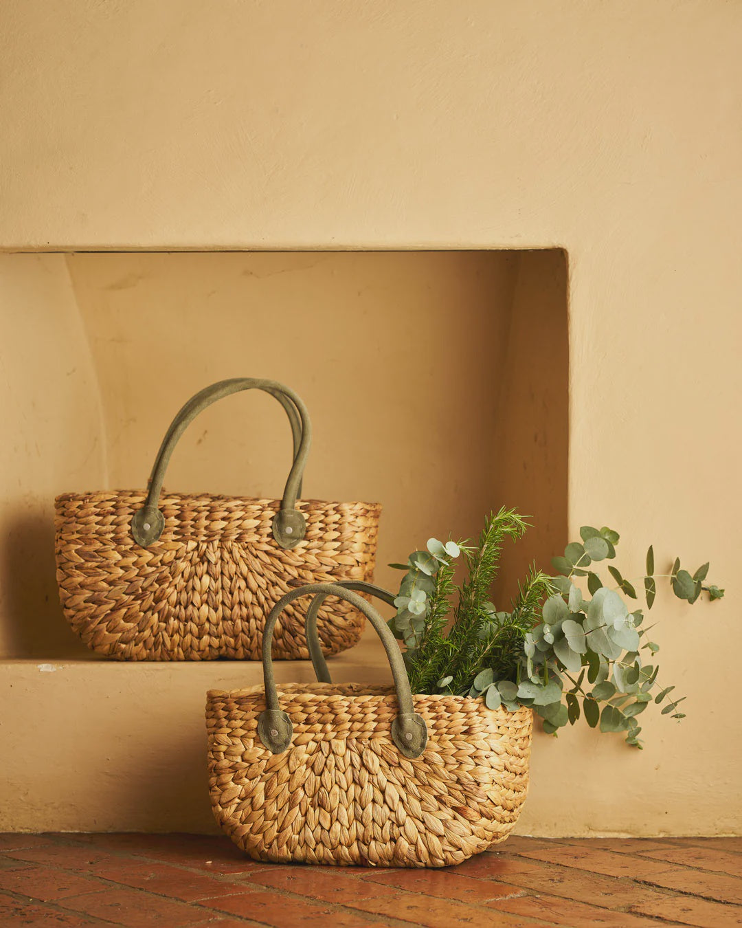 Harvest Basket | Forest Green | Large