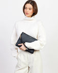 Matilda Crossbody | Black + Tonal Chain