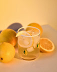 Lemon Icon Glass
