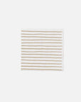 Stripe Dinner Napkin Pack/20 | White / Mustard