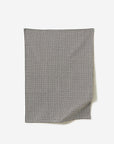 Gingham Washed Cotton Tea Towel | Olive