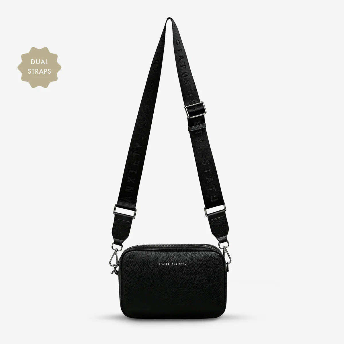Plunder Bag With Dual Straps | Black