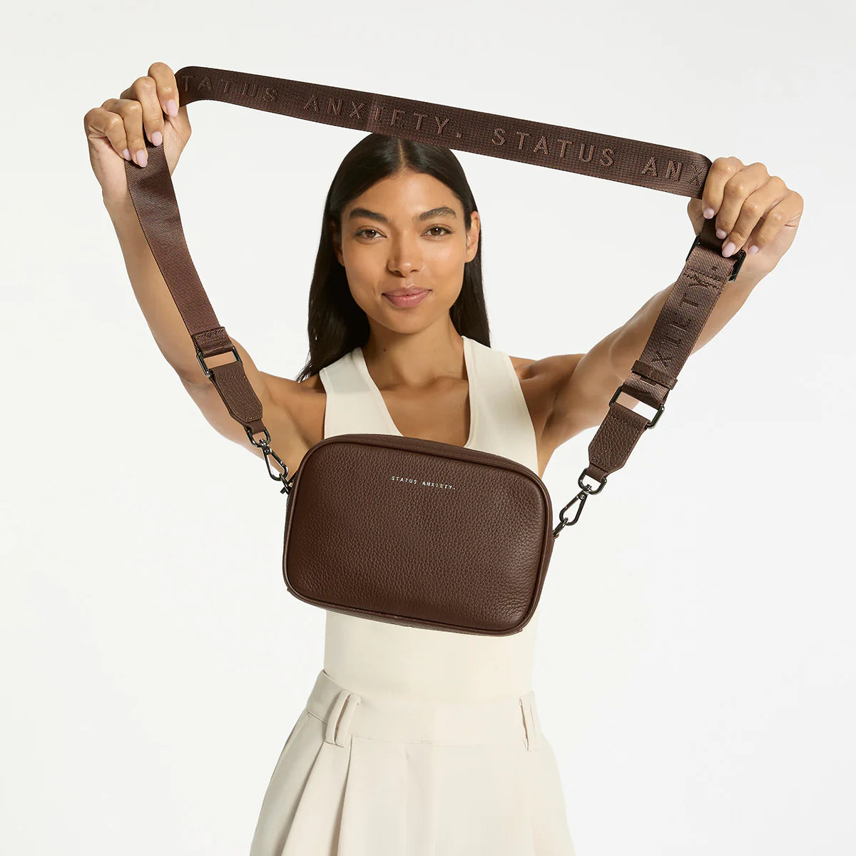 Plunder Bag With Dual Straps - Cocoa