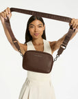 Plunder Bag With Dual Straps - Cocoa