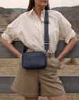 Plunder Bag With Webbed Strap | Midnight Blue