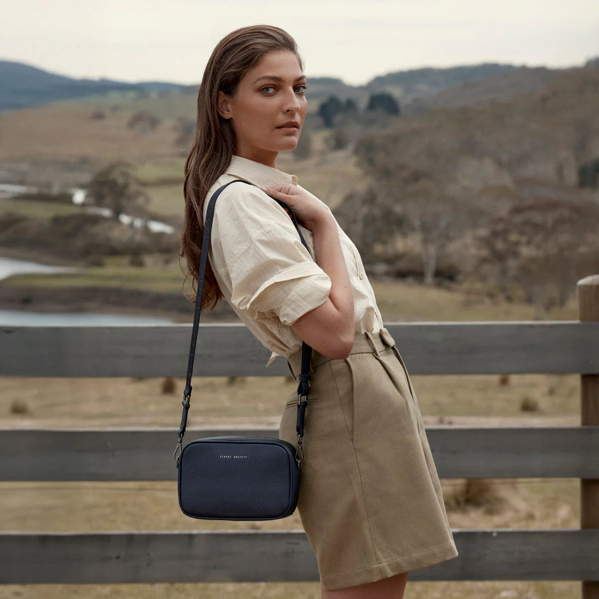 Plunder Bag With Webbed Strap | Midnight Blue
