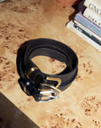 Over And Over Belt - Black/Gold - M/L