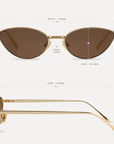 Halo Sunglasses - Gold