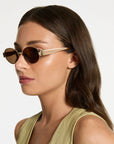 Spherical Sunglasses - Gold