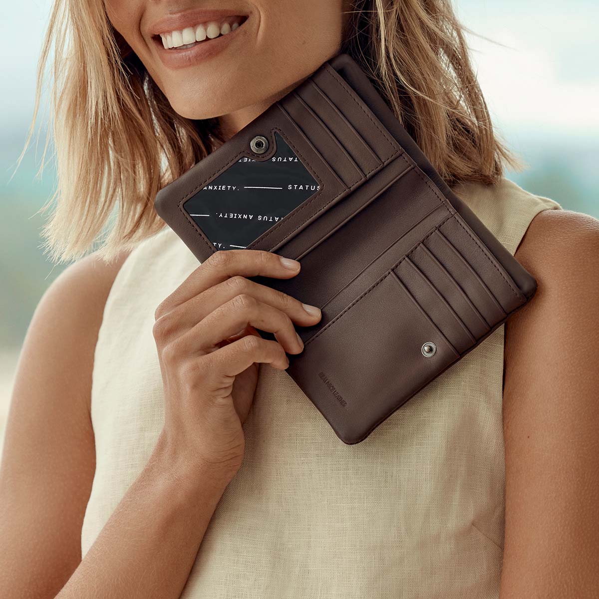 Is Now Better Wallet - Cocoa Nappa