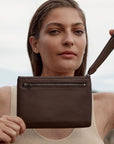 Take Your Chances Wallet - Cocoa Nappa