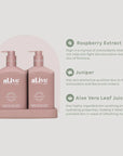 Wash & Lotion Duo + Tray - Raspberry Blossom & Juniper PRE ORDER FOR MID MAY