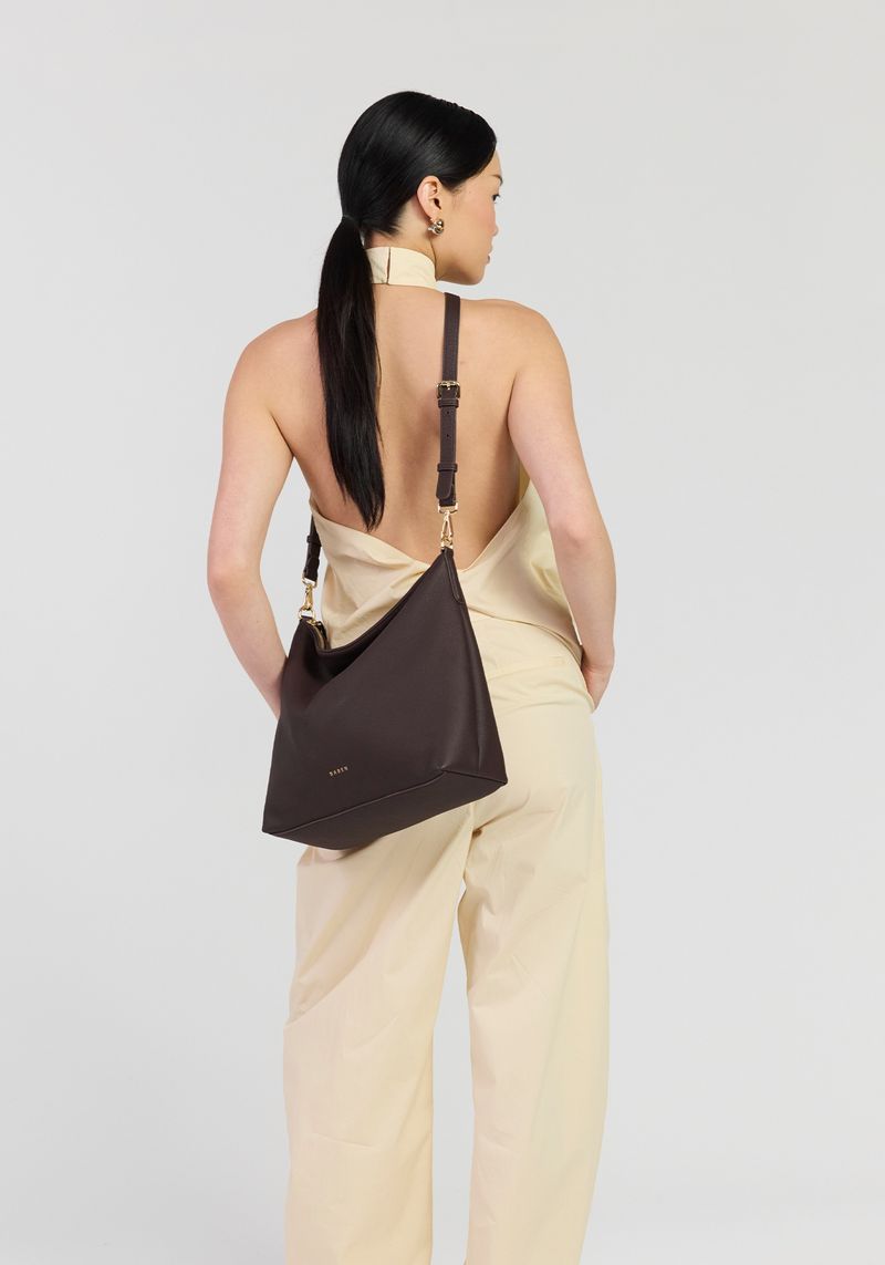 Miki Shoulder Bag - Cacao Luxe