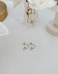 You Rock Hoop Studs | Silver