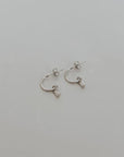 You Rock Hoop Studs | Silver