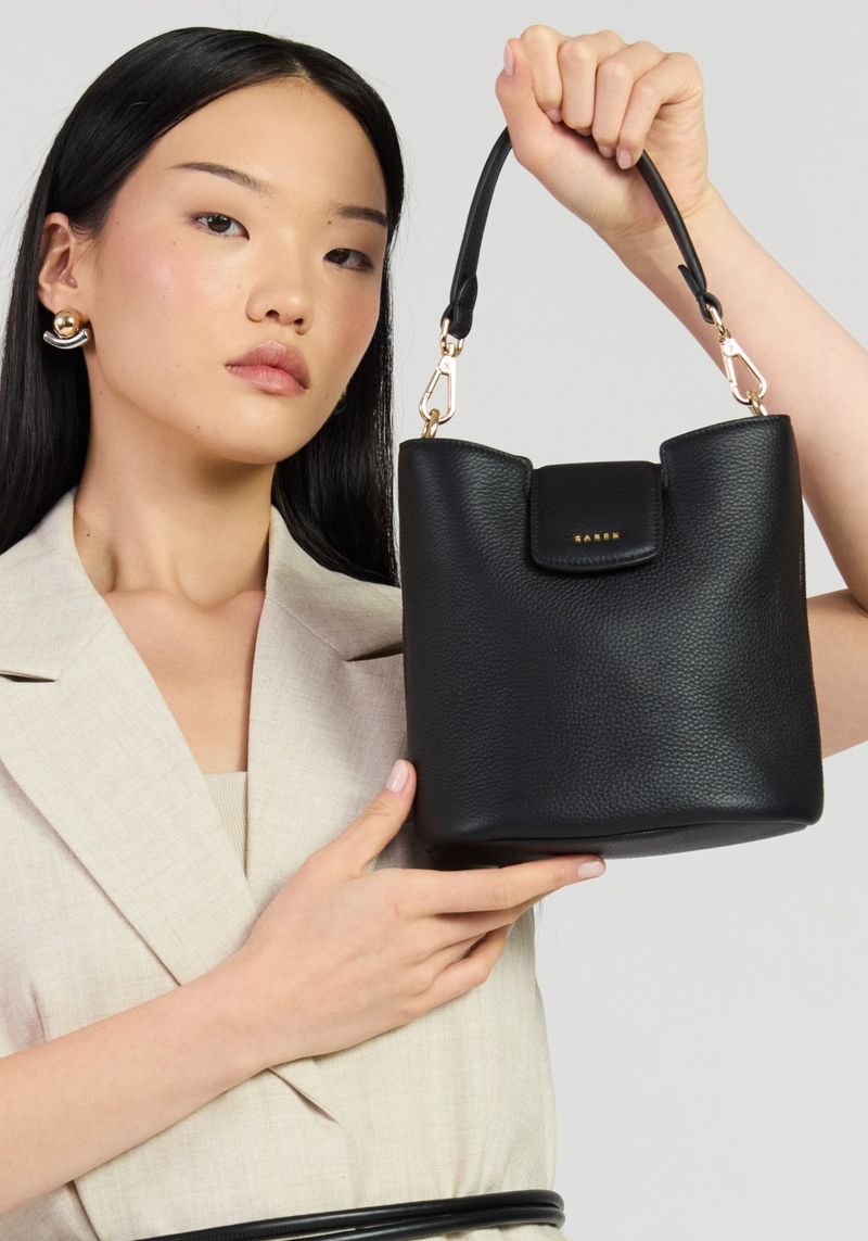 Leo Crossbody - Black Luxe