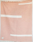 River Dusty Pink | Pure Wool Throw