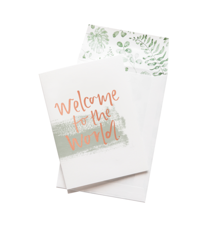Welcome To The World - Greeting Card