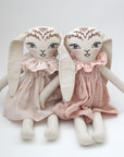 Willow Bunny Doll - Dusty Rose
