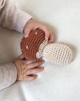 Crochet Mushroom Rattle