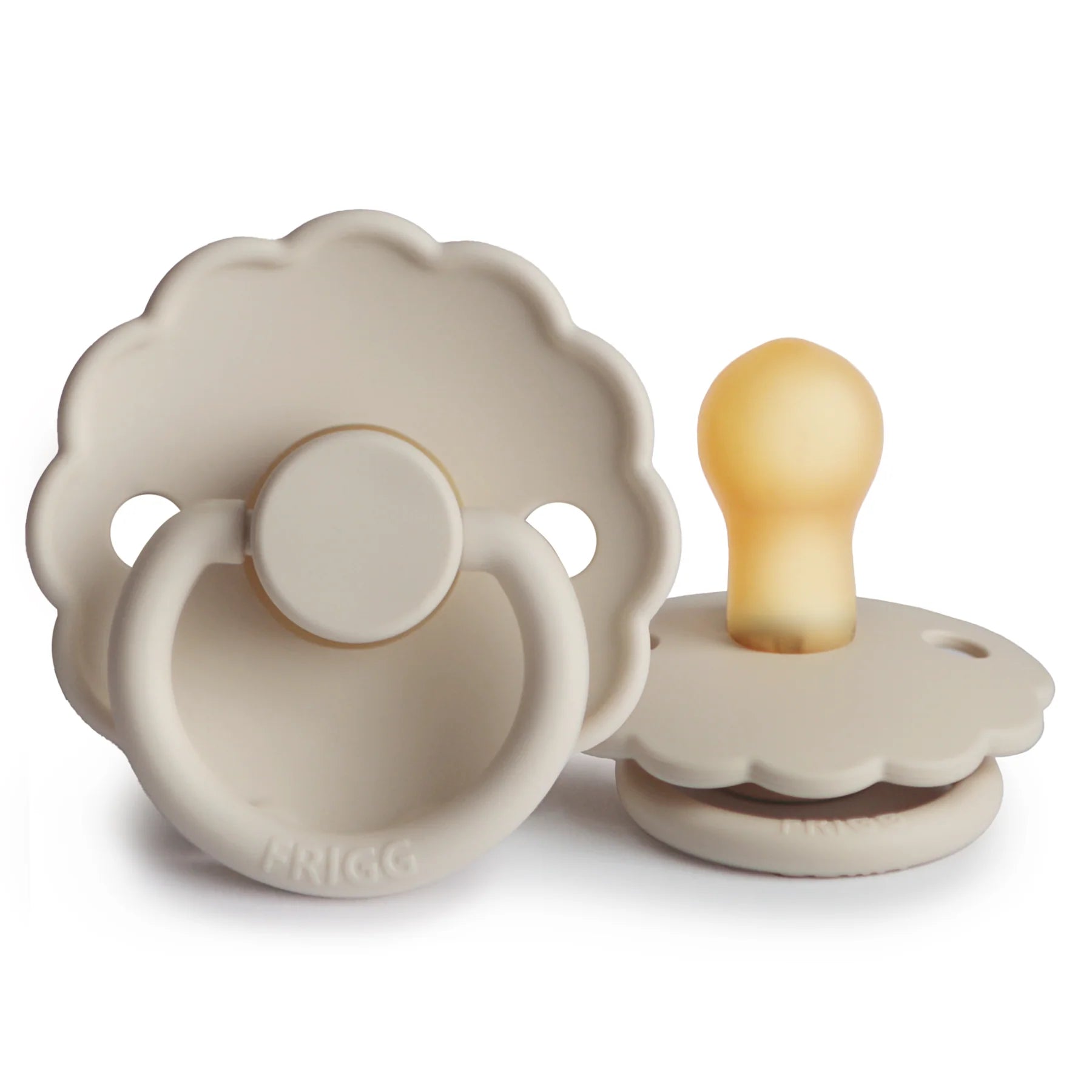 FRIGG Daisy Pacifier | Sandstone | 2 pack