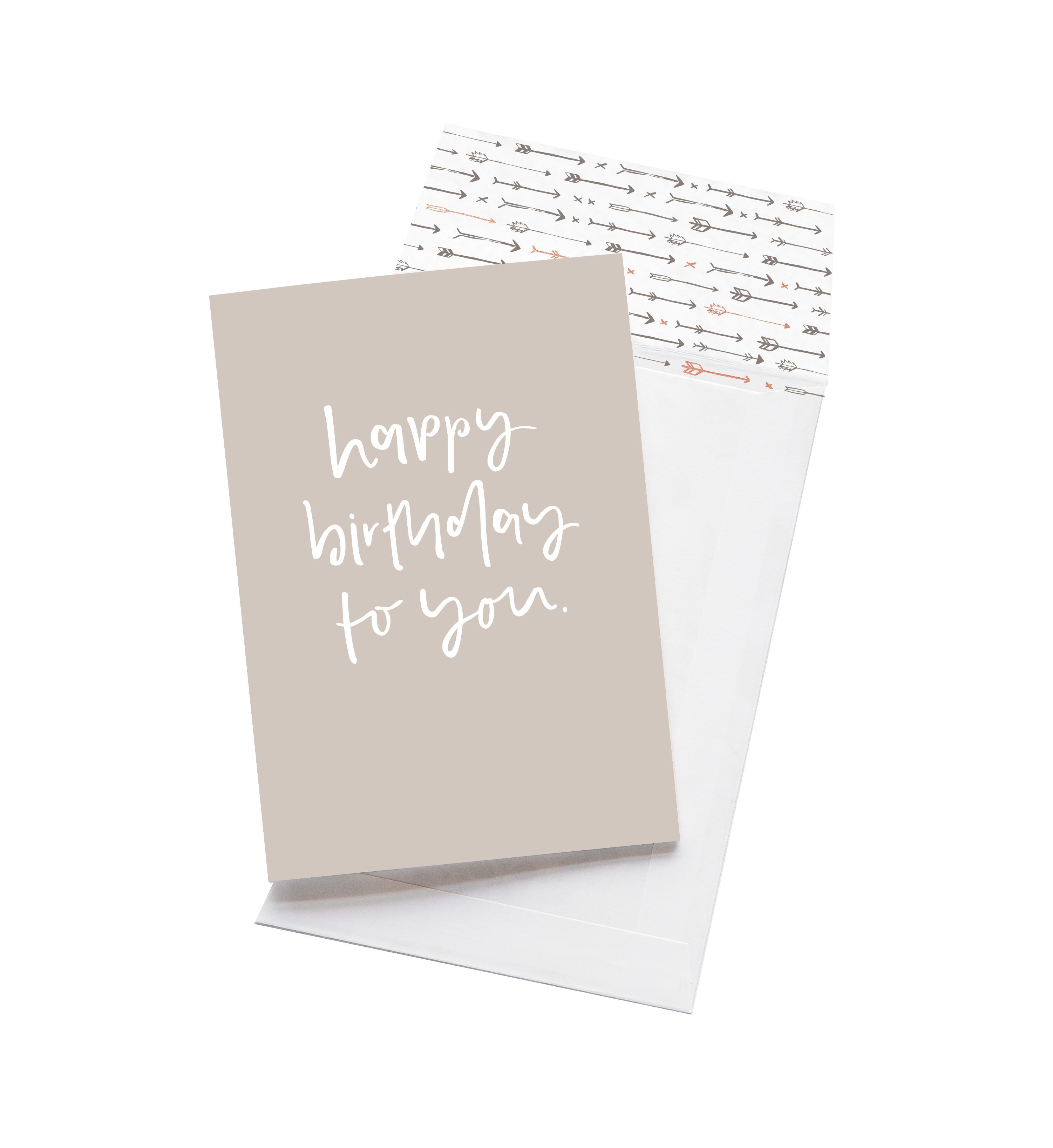 Happy Birthday To You - Greeting Card