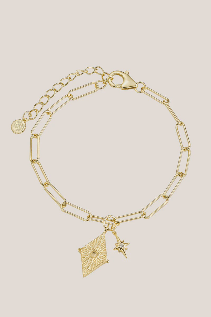 North Star Bracelet | Gold