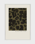 Gucci Flower Market Print | Khaki | White Frame A2