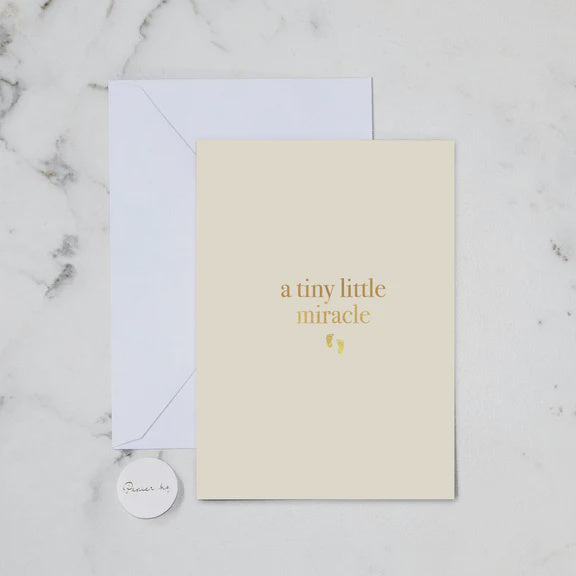 Tiny Little Miracle | Greeting Card